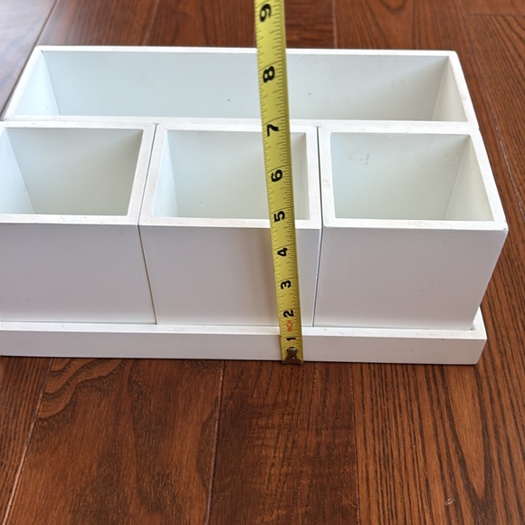 White Desk Organizer - Picture 4 of 10